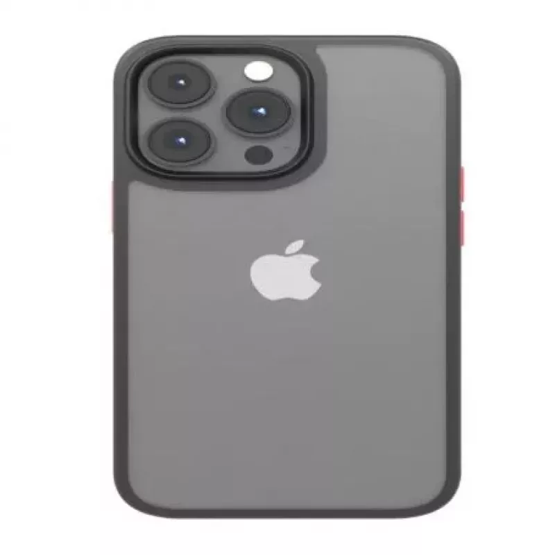 iLike Apple Satin Matt Case, skirta iPhone 14 Pro 6.1, juoda