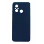 iLike Silikoninis dėklas, skirtas Xiaomi Redmi 12C / Redmi 11A - tamsiai mėlynas