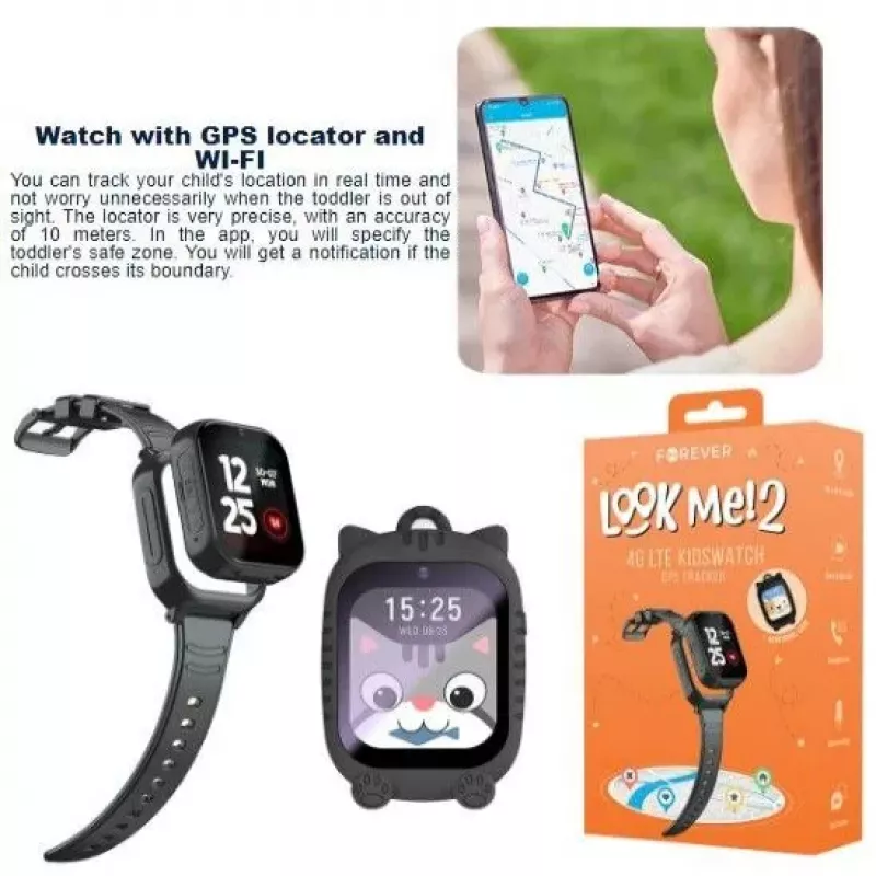 Forever Smartwatch GPS WiFi 4G Kids KW-510 Juoda