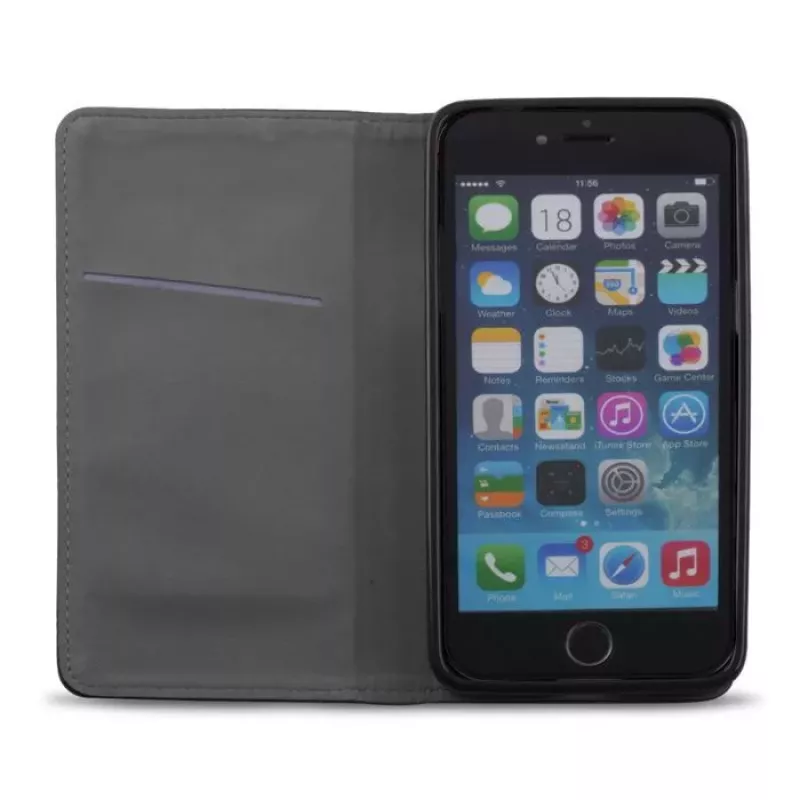 GreenGo Honor 5x Smart Magnet Black Flip Case