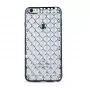 GreenGo Apple iPhone 7 Plus Grid Case sidabrinis