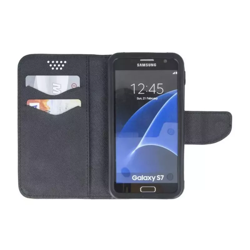 GreenGo Universal Fancy Smart Universal 5.5 Silikoninis Dėklas Juodas