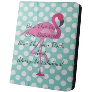 iLike Flamingo and Dots Tablet Case for 9-10 inch Tablets