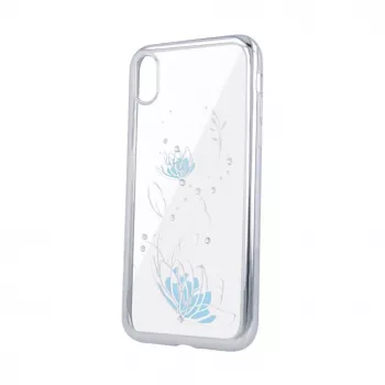 iLike Apple iPhone X / iPhone XS Lotus Case sidabrinis