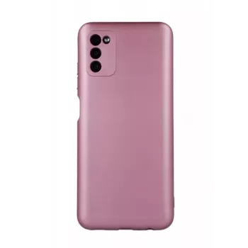 iLike Metallic Case, skirtas Samsung Galaxy A13 5G / A04S - Rožinė