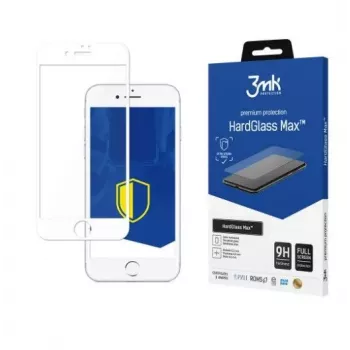 3MK Apple iPhone 7 HardGlass Max White grūdinto stiklo ekrano apsauga