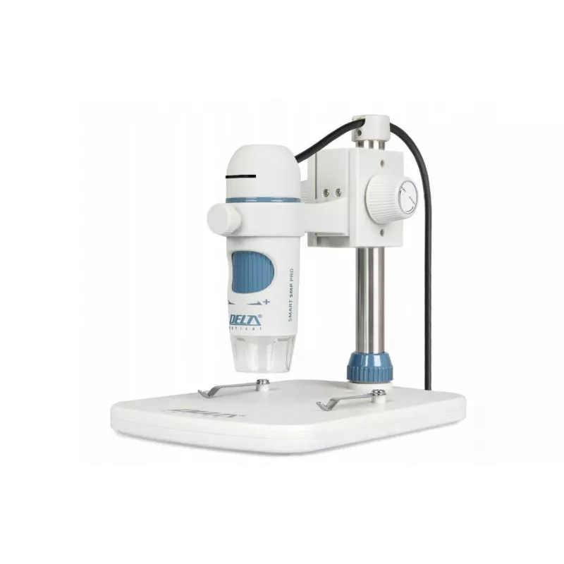Delta Optical Smart 5MP Pro skaitmeninis mikroskopas 20-300x USB 2.0 su metaliniu stovu