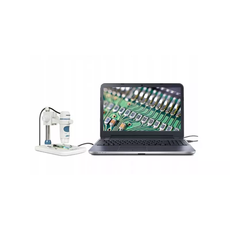 Delta Optical Smart 5MP Pro skaitmeninis mikroskopas 20-300x USB 2.0 su metaliniu stovu