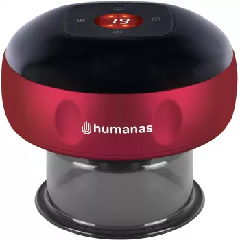 Humanas BB01 Plus elektroninis kaušelių aparatas - raudonas