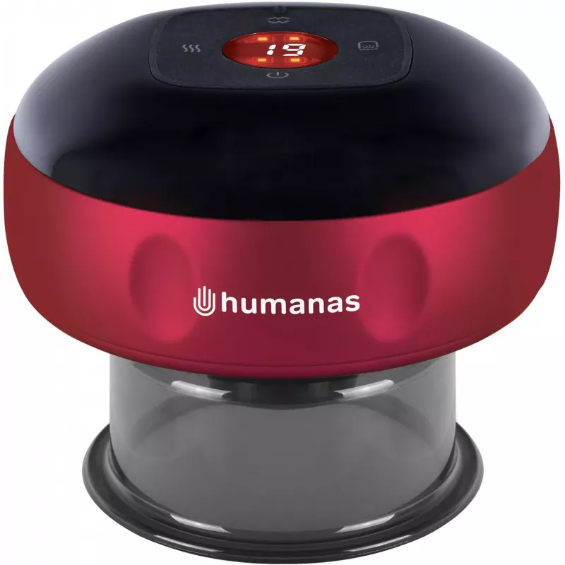 Humanas BB01 Plus elektroninis kaušelių aparatas - raudonas