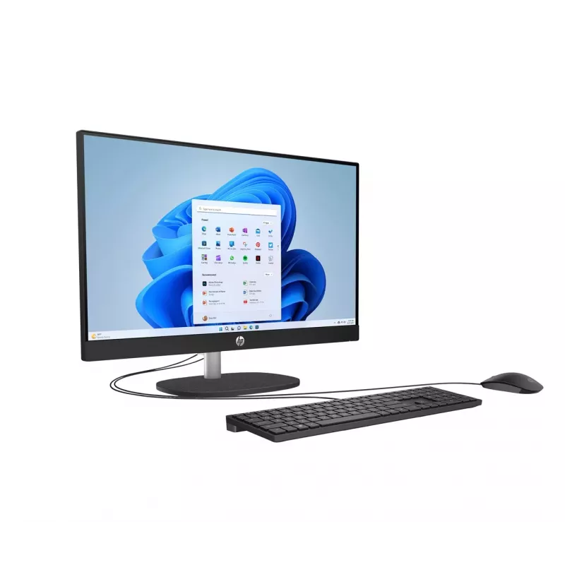 HP 24-cr0332nw All-in-One PC, AMD Ryzen 7 7730U, 23,8 inch Full HD, 16 GB DDR4, 512 GB SSD, Windows 11 Home, White