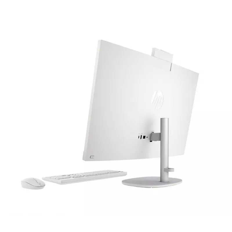 HP AiO 27-ct2004nw All-in-One PC, AMD Ryzen AI 5 330, 27 inch FHD IPS Anti-Glare, 16GB DDR5, 512GB SSD, AMD Radeon 820M, 1080p IR Webcam, Windows 11, Shell White/Light Gray, 2 metų garantija