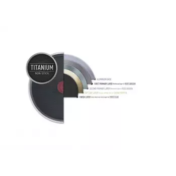TEFAL Easy Plus keptuvė 24 cm, fiksuota rankena, juoda, titano nelipni danga, ne indukcinė