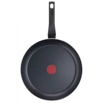 TEFAL Easy Plus keptuvė 24 cm, fiksuota rankena, juoda, titano nelipni danga, ne indukcinė