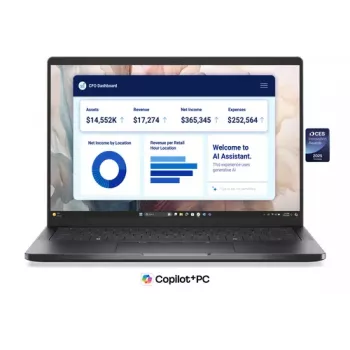 Dell Pro 14 Premium PA14250 nešiojamas kompiuteris - Intel Core Ultra 5 236V, 16 GB RAM, 512 GB SSD, 14 inch FHD+, Windows 11 Pro, Titan Gray