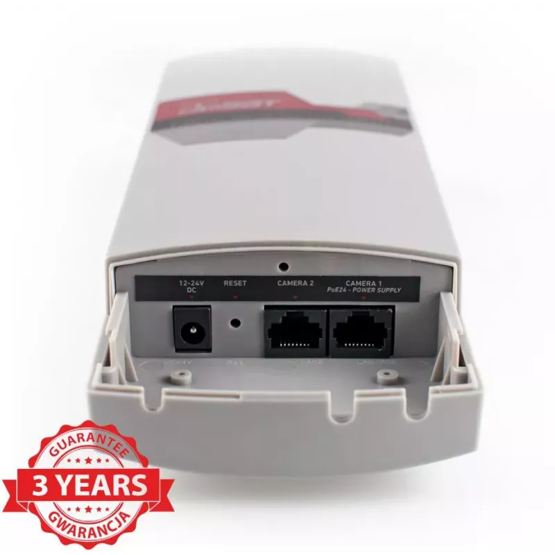 CAMSAT CDS-6IP eco 5 GHz Wireless IP Transmission System / Bridge, 300 Mbps, 16 dBi, 2x RJ-45, PoE, IP65