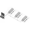 CAMSAT CDS-6IP 3PoE pramoninis PoE jungiklis / prailgintuvas, 6 prievadai, 3x PoE, 10/100 Mbps, DIN bėgis