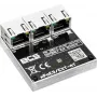 BCS BCS-xPoE3/EXT-AT 3-Port PoE+ Switch, 2x PoE+ 30W, 1x Uplink, 250m EXTEND, Metal