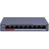 Hikvision DS-3E0109P-E/M(C) 9 prievadų Fast Ethernet PoE jungiklis, 8 PoE prievadai, 65W biudžetas, nevaldomas