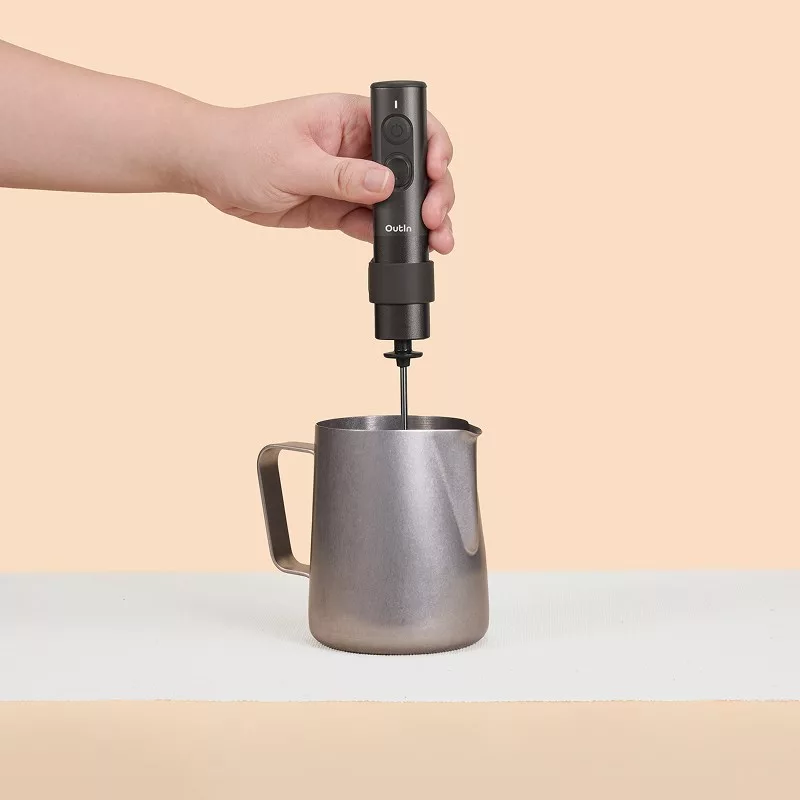 OutIn LattoGo nešiojamas espresso aparatas rudas