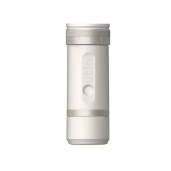 OutIn Fino White Conical Burr Coffee Grinder