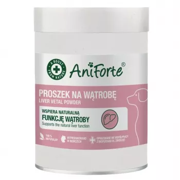 AniForte Liver Vital Powder šunims - kepenų palaikymo papildas - 100g