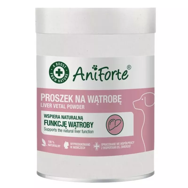 AniForte Liver Vital Powder šunims - kepenų palaikymo papildas - 100g