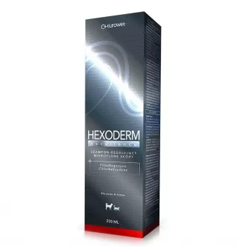 EWE EUROWET Hexoderm Excellence Medicated Shampoo for Dogs and Cats - 200 ml