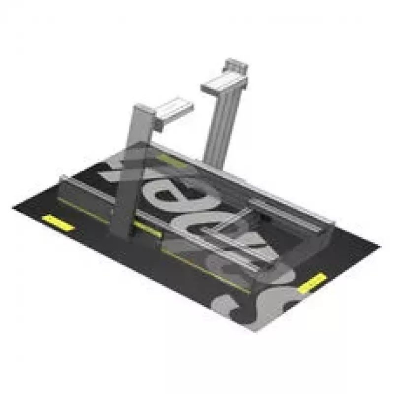 SABELT SIM RACING Sabelt Sim Floor Mat, 170 × 100 cm, Anti-slip, Juoda