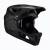 LEATT MTB Enduro 4.0 V23 Dviračio Šalmas su Nuimamu Smakro Apsaugu, Dydis M, Juodas