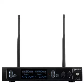PDE Prodipe M850 DSP Duo UHF F5 - UHF belaidė mikrofonų sistema su 2 rankiniais mikrofonais