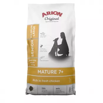 AIN ARION Original Senior Mature 7+ Medium & Large Chicken Mono Dry Dog Food 12kg
