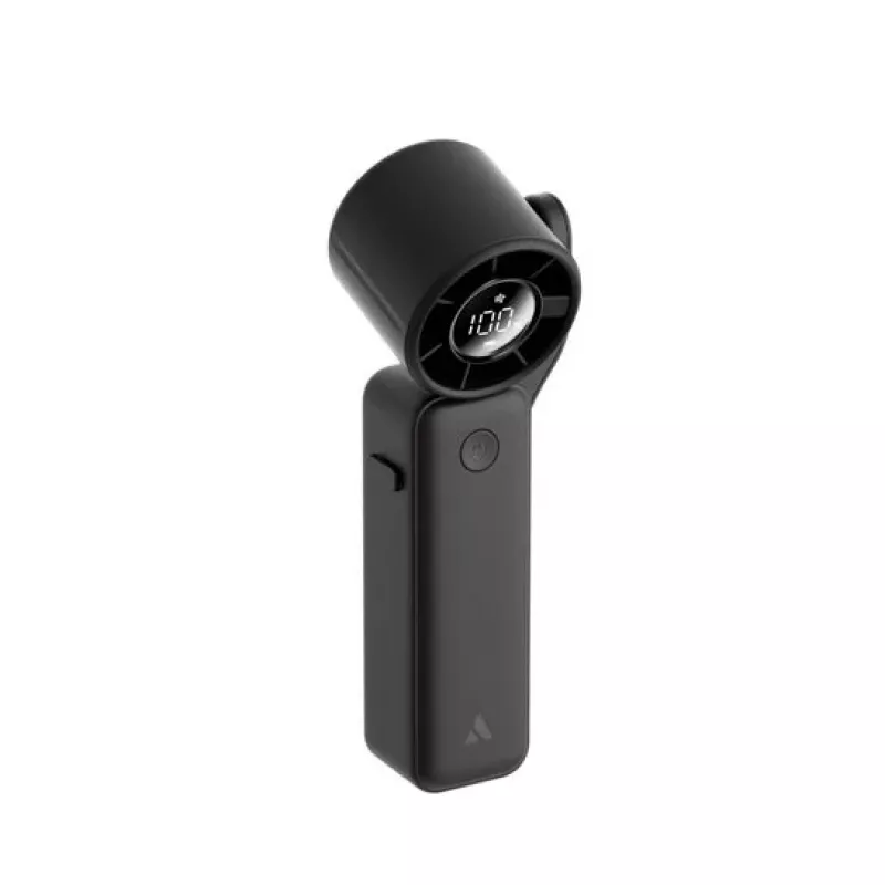 AEL Aecooly Air Gimbal nešiojamas rankinis ventiliatorius, juodas