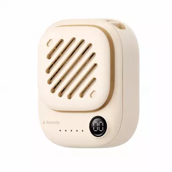 AEL Aecooly Click 01 Mini Portable Neck Fan - Smėlio spalvos