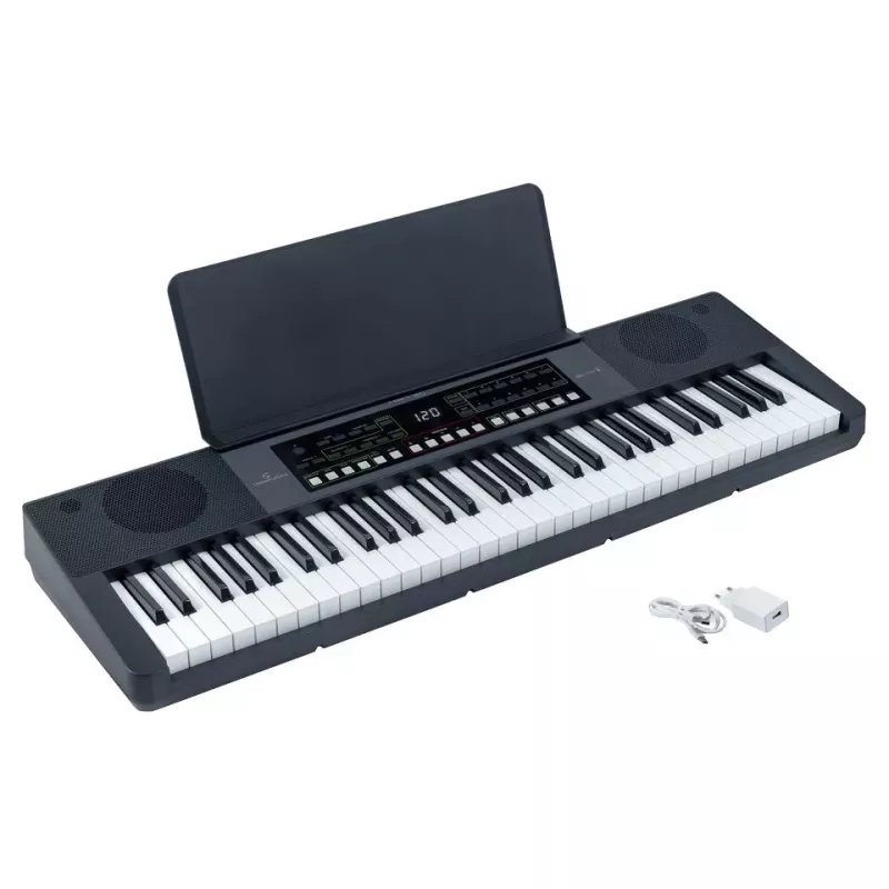 KYL Soundsation KeyLi-61 klaviatūra - 61 jautrus prisilietimui klavišas, 300 garsų, USB-MIDI, juoda