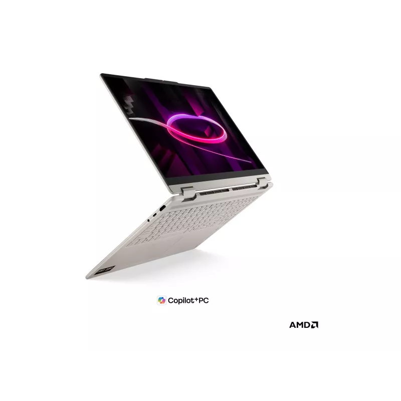 LENOVO Yoga 7 2-in-1 16AGP11 AMD Ryzen AI 7 445 16 inch WUXGA Touch 16GB 512GB SSD M.2 AMD Radeon 840M Be maitinimo adapterio Be maitinimo laido Windows 11 Home 2 metų atvežimo garantija