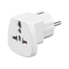 Goobay 94026 kelioninis adapteris JK, JAV, IT, CH į ES, baltas