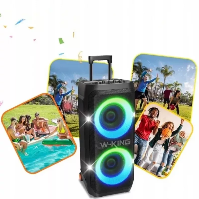 W-KING T12 belaidis Bluetooth garsiakalbis – juodas