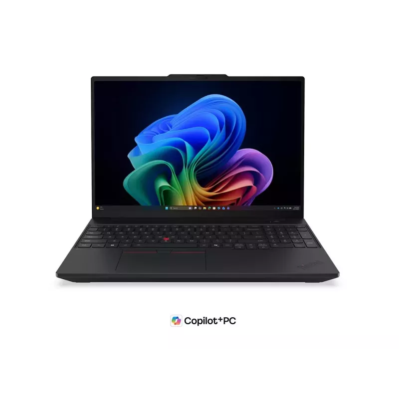 Lenovo ThinkPad T16 G5 Intel nešiojamas kompiuteris - 16 inch WUXGA IPS Anti-Glare, Intel Core Ultra 7 355, 32GB LPDDR5X, 512GB SSD, Intel Graphics, Windows 11 Pro, Wi-Fi 7, Bluetooth 5.4, juodas