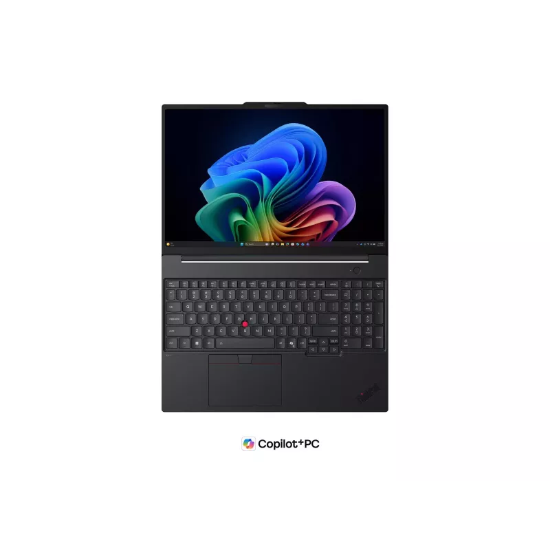 Lenovo ThinkPad T16 G5 Intel nešiojamas kompiuteris - 16 inch WUXGA IPS Anti-Glare, Intel Core Ultra 7 355, 32GB LPDDR5X, 512GB SSD, Intel Graphics, Windows 11 Pro, Wi-Fi 7, Bluetooth 5.4, juodas