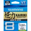 SHIMANO Kairiki 8 Braided Fishing Line 0.060mm 150m 5,3kg Mantis Green