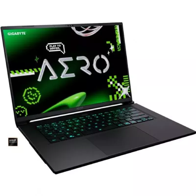 Gigabyte Aero X16 1VH93DEC64AH nešiojamasis kompiuteris, AMD Ryzen 7, 32 GB RAM, SSD, 16.0" WQXGA (atnaujinta prekė)