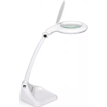 MAUL MAULiris LED didinamoji stalinė lempa, 3 dioptrijos (1,75x), 127 mm lęšis, 760 lm, 6500 K, 9 W, balta