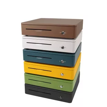 OLYMPIA M405 Electronic Cash Drawer, Black