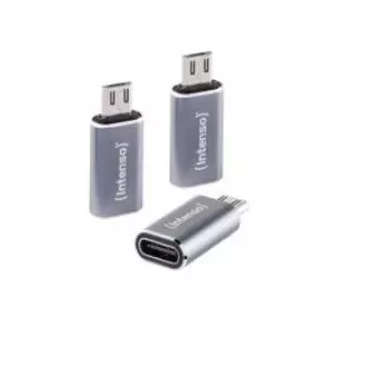 Intenso USB-C į Micro-USB adapteris C480M, juodas, 480 Mbps
