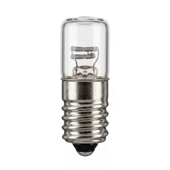 Scharnberger 28001 Neon Indicator Lamp E10 10x25mm 230V 1.3mA LG234 Orange-Red
