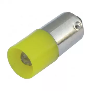 Scharnberger 37404 LED indikatoriaus lemputė R10x25mm Ba9s 24-28V AC/DC balta