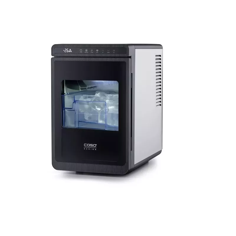 CASO ledo gaminimo aparatas IceCube Pro 250W 2L nerūdijantis plienas/juoda