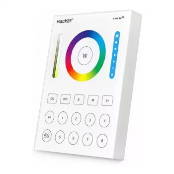 MIBOXER B8 8-Zonų RGB+CCT jutiklinio skydelio nuotolinis valdiklis, skirtas MiLight/MiBoxer LED apšvietimui