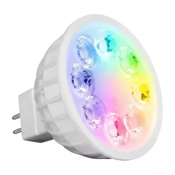 MIBOXER FUT104 LED Retrofit GX5.3 4W RGB+WW lemputė su RF ir Wi-Fi